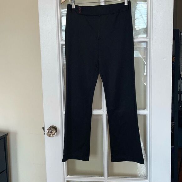 Amy Byer polyester women’s black wide leg pants trousers for work or the office - Picture 3 of 12